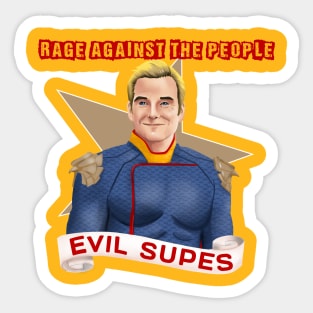 EVIL SUPES Sticker